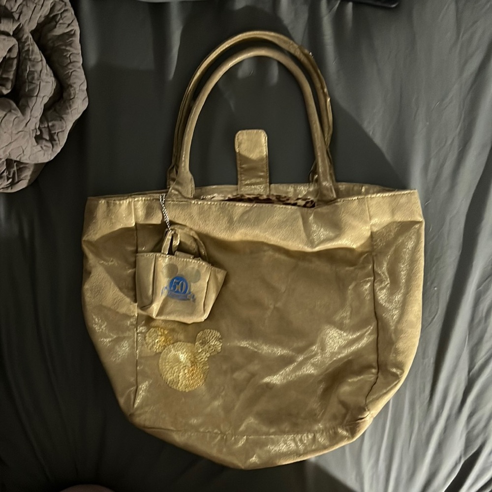Disneyland 50th anniversary bag and little bag